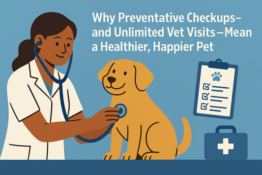 Why Preventative Checkups—and Unlimited Vet Visits—Mean a Healthier, Happier Pet