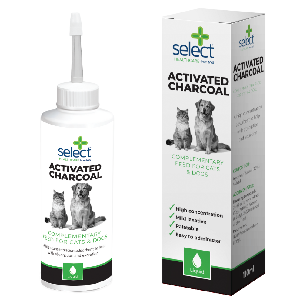 Activated Charcoal Supplement for Cats & Dogs — Digestive Detox Support
