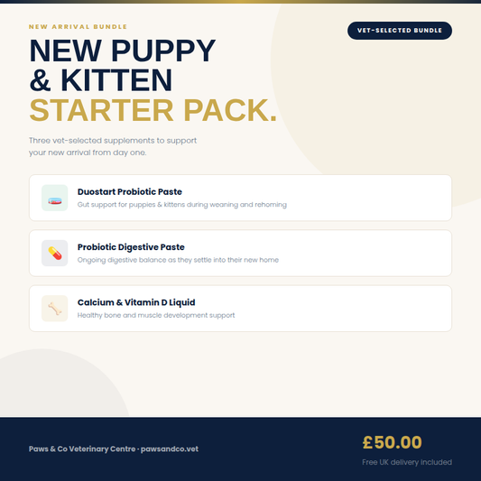 New Puppy & Kitten Starter Pack — Gut & Bone Health Bundle